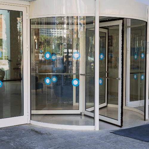 Curved sliding door