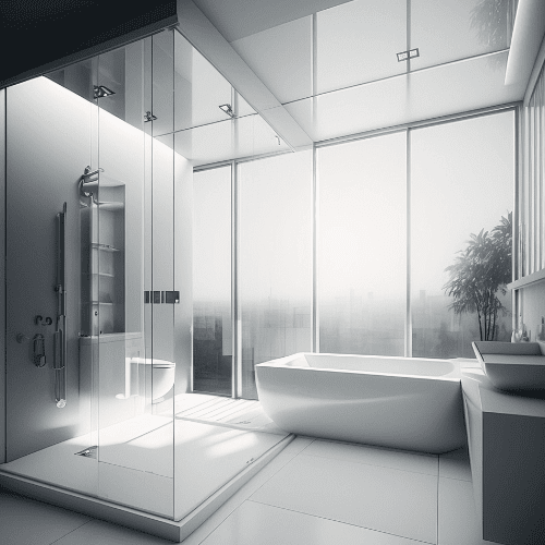 Custom Designed Shower Glass