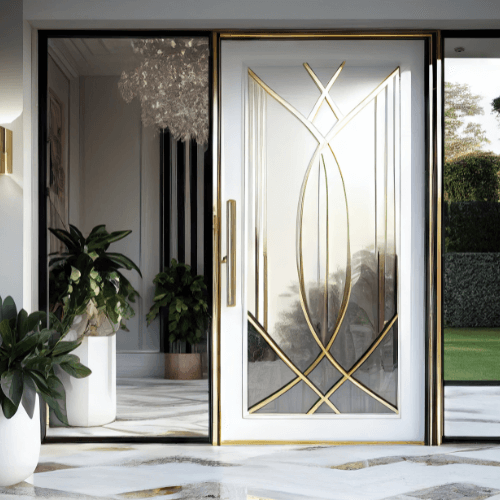 Frosted or Decorative Sliding Glass Doors