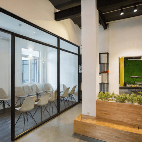 Framed Glass Partitions