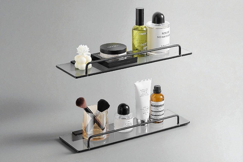 Bathroom Glass Shelves
