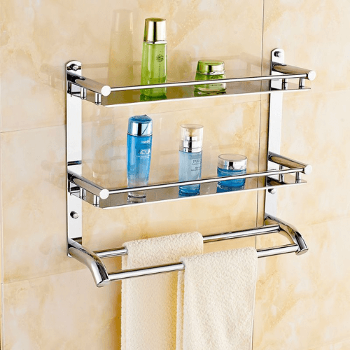 Bathroom Glass Shelves