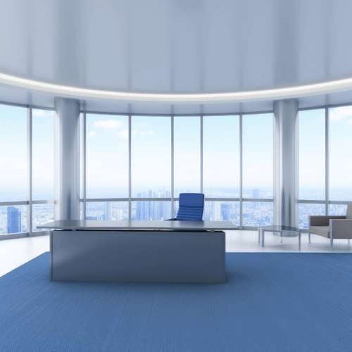 Curved Office Glass Partitions