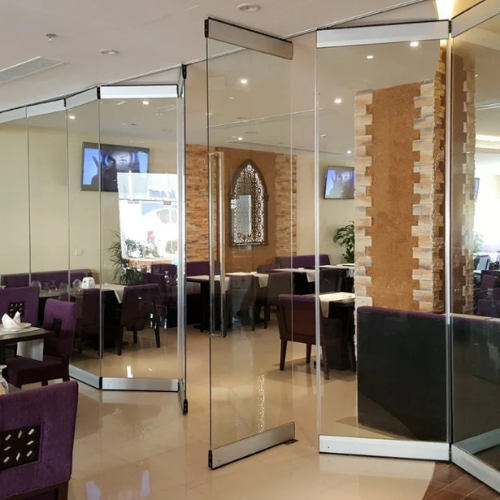Frameless Folding Doors