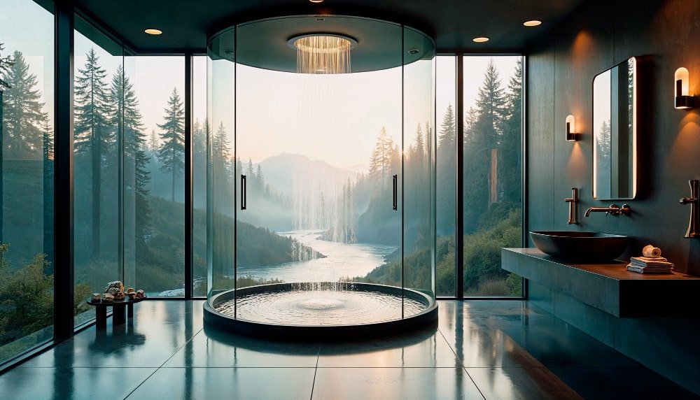 Frameless Glass Shower Enclosures