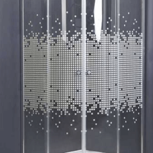 Frosted Glass Stickers for Shower Enclosures