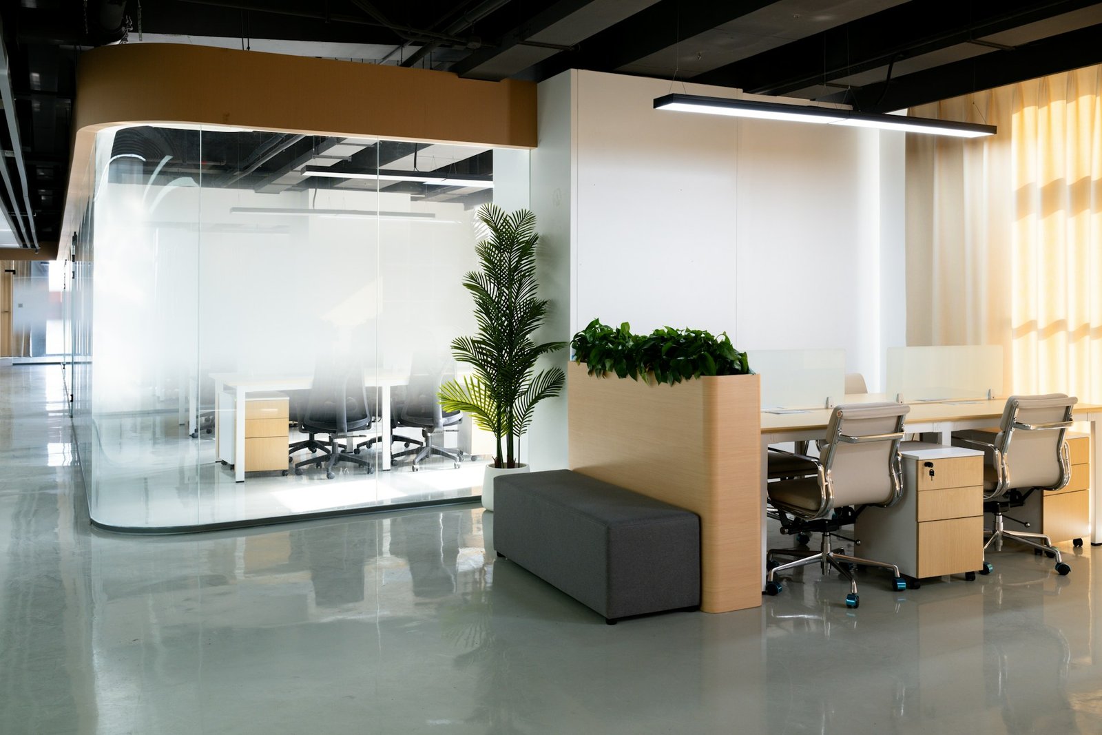 Glass Partition Installation