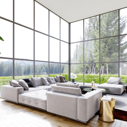 Single-Pane Glass Windows