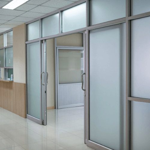 Sliding Office Glass Partitions