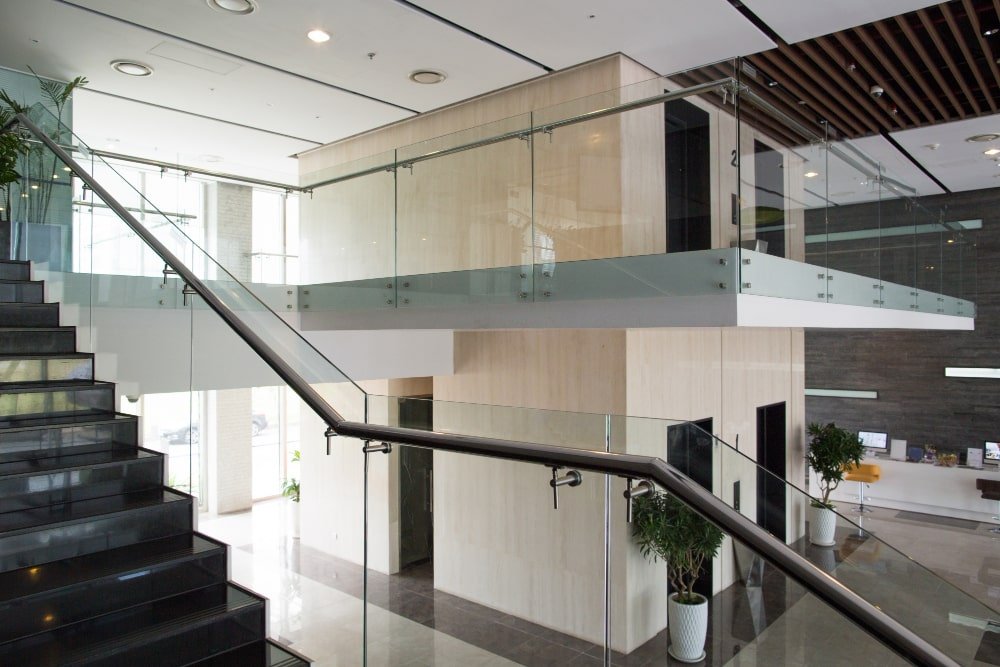 Staircase Glass Railing Dubai