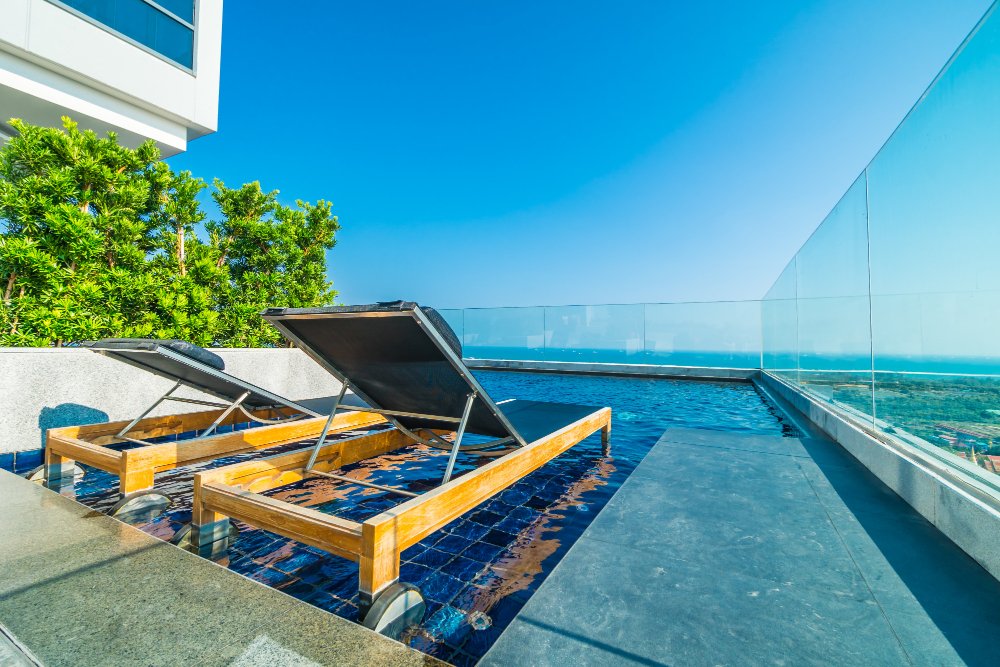 Swimming Pool Glass Fence in Dubai, UAE