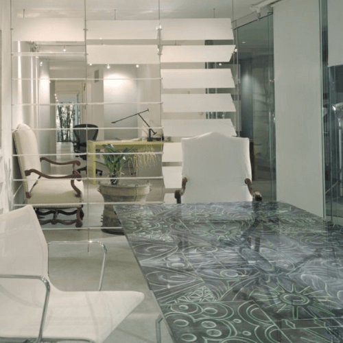 Tabletops Etched Glass